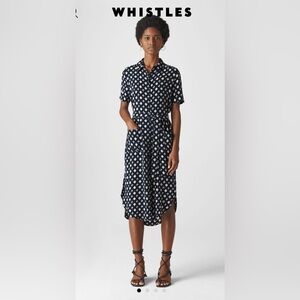 Whistles Multicolour Ikat Montana Dress